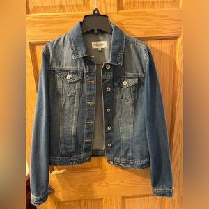 Revolt short denim jacket